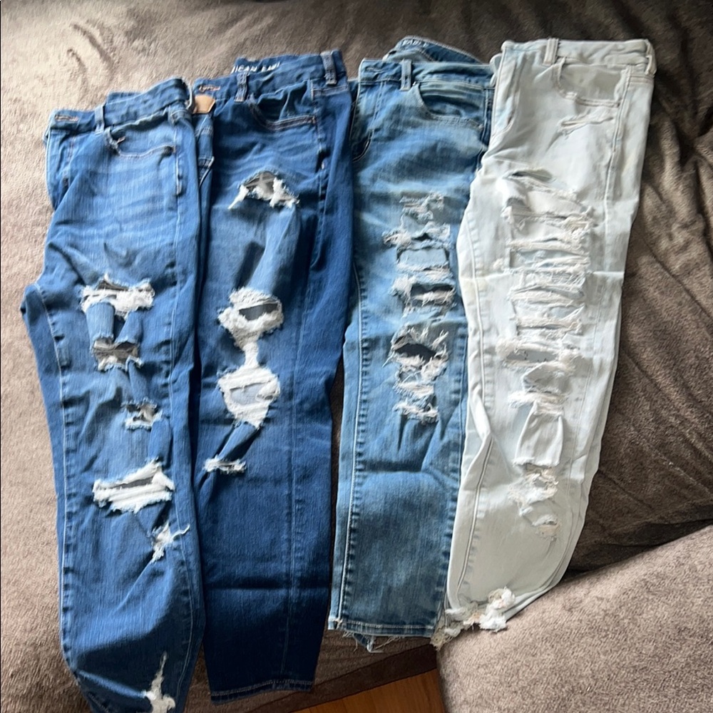 American Eagle Outfitters Blue Skinny Jeans